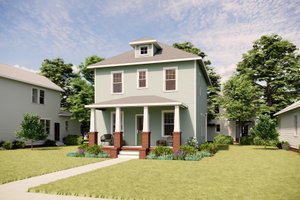 Architectural House Design - Exterior - Front Elevation for Craftsman House Plan #936-20 - 3 bed, 2.5 bath