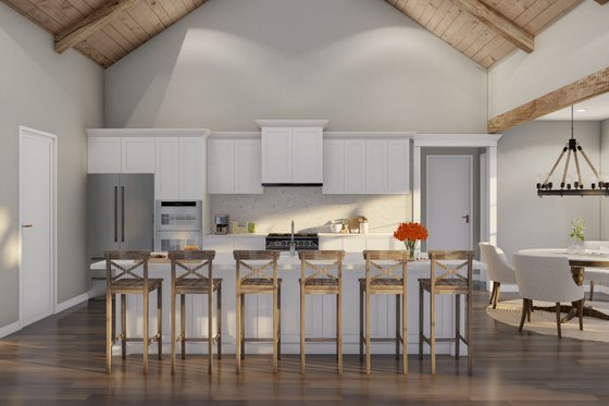Interior - Kitchen 1 for Farmhouse House Plan #923-409 - 3 bed, 2.5 bath