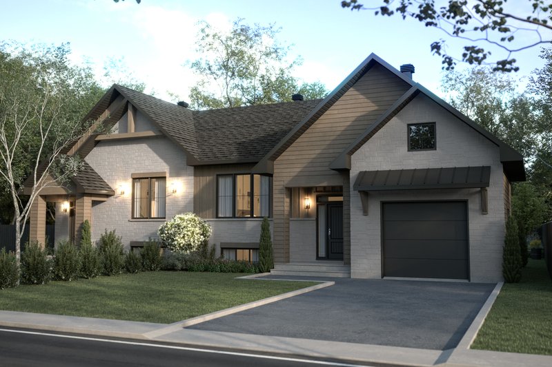 Home Plan - Exterior - Front Elevation 6 for Craftsman House Plan #23-2862 - 3 bed, 2 bath