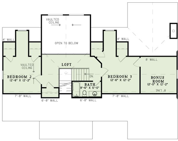 Dream House Plan - Craftsman Floor Plan - Upper Floor Plan #17-3468