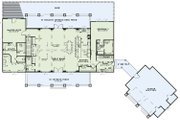 European Style House Plan - 5 Beds 4.5 Baths 4469 Sq/Ft Plan #17-2567 