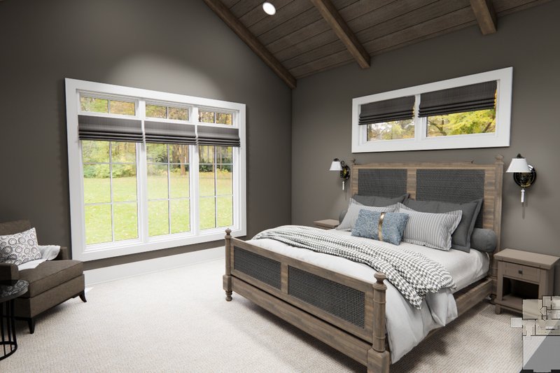 Dream House Plan - Interior - Master Bedroom for Farmhouse House Plan #51-1221 - 4 bed, 3 bath