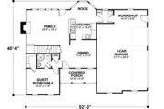 Southern Style House Plan - 4 Beds 3 Baths 1932 Sq/Ft Plan #56-237 