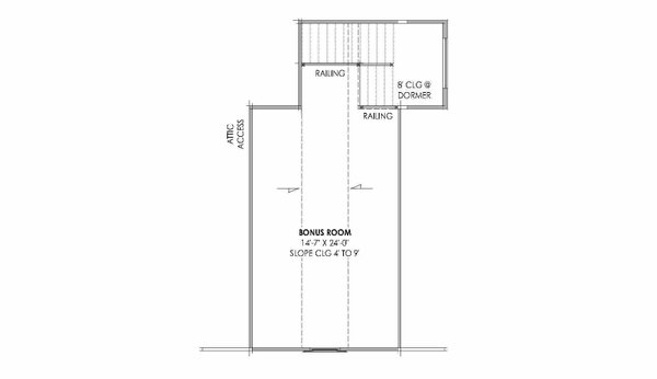 Home Plan - Floor Plan - Upper Floor for Country House Plan #1096-213 - 4 bed, 3 bath