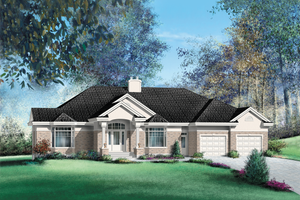 Traditional Exterior - Front Elevation Plan #25-1239
