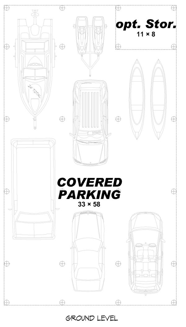 Beach Floor Plan - Lower Floor Plan #932-907