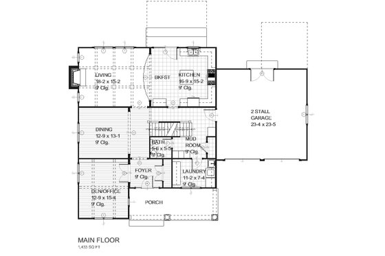 Colonial house plan