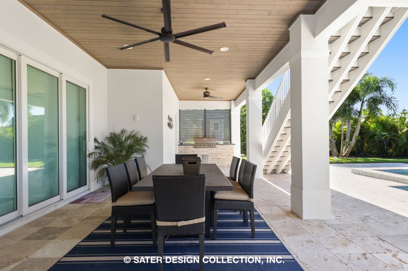 Architectural House Design - Exterior - Outdoor Living for Beach House Plan #930-530 - 4 bed, 3 bath