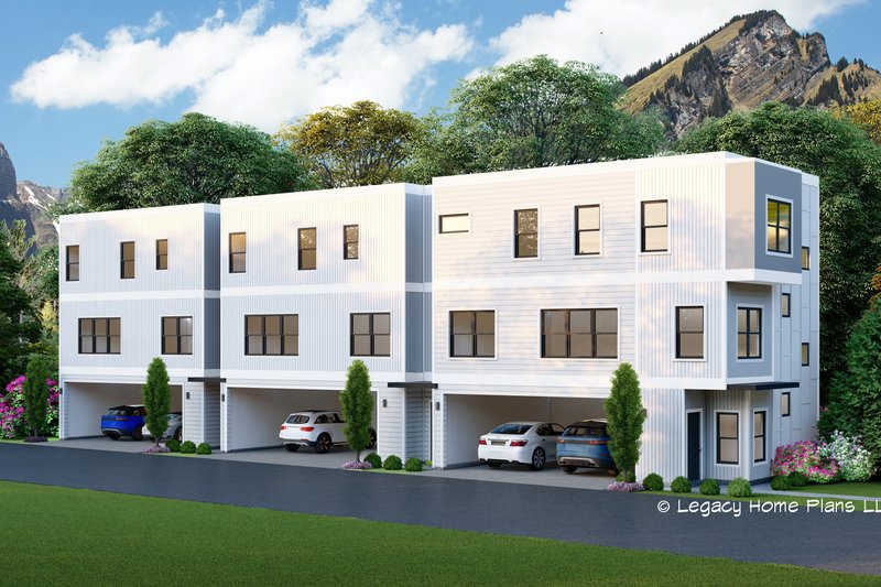 Home Plan - Contemporary Exterior - Front Elevation Plan #932-645