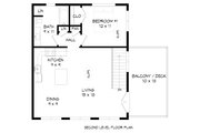 Contemporary Style House Plan - 1 Beds 1 Baths 881 Sq/Ft Plan #932-597 