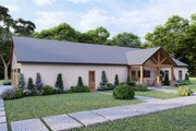 Barndominium Style House Plan - 4 Beds 3.5 Baths 2240 Sq/Ft Plan #1117-7 Exterior 