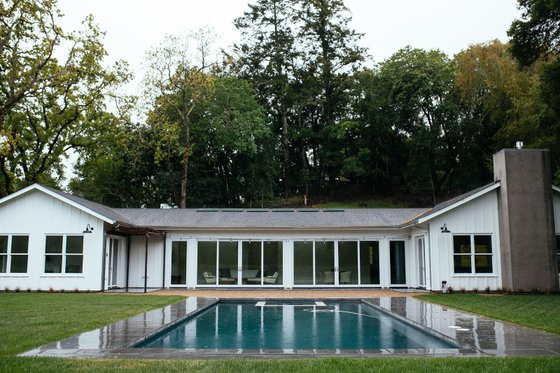 Exterior - Front Elevation for Ranch House Plan #888-18 - 4 bed, 4.5 bath