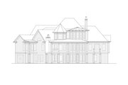 European Style House Plan - 4 Beds 4.5 Baths 4127 Sq/Ft Plan #54-423 