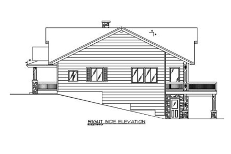 Home Plan - Exterior - Other Elevation 2 House Plan #117-467 - 4 bed, 3.5 bath