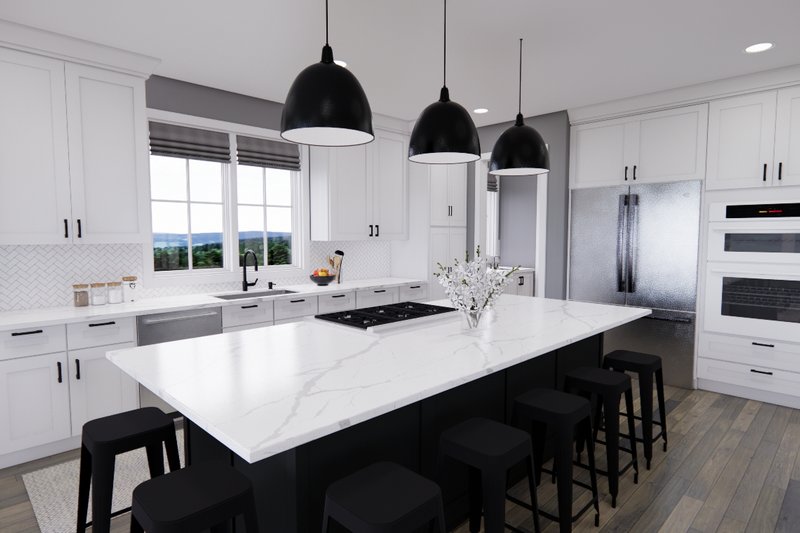 Dream House Plan - Interior - Kitchen for Country House Plan #51-1568 - 4 bed, 3.5 bath