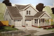 Traditional Style House Plan - 4 Beds 2.5 Baths 2141 Sq/Ft Plan #513-13 