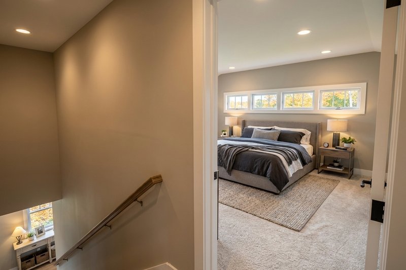 Home Plan - Interior - Master Bedroom for Craftsman House Plan #51-1545 - 3 bed, 2.5 bath