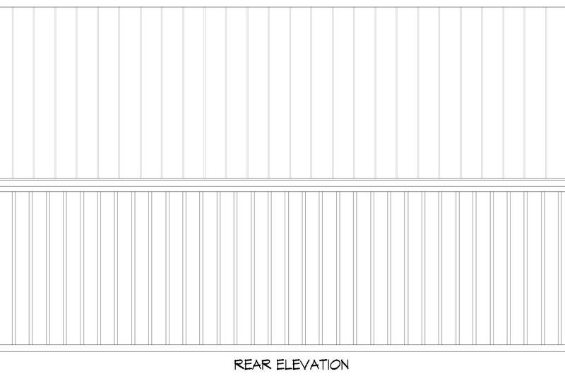 Architectural House Design - Exterior - Rear Elevation for Country House Plan #932-1284, 0 bath