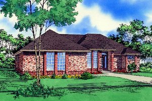 Traditional Exterior - Front Elevation Plan #405-126
