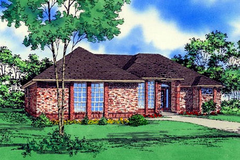 Traditional Style House Plan - 3 Beds 2 Baths 2022 Sq/Ft Plan #405-126