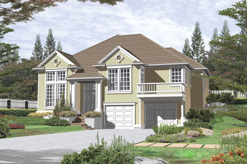 Home Plan - Traditional Exterior - Front Elevation Plan #48-203
