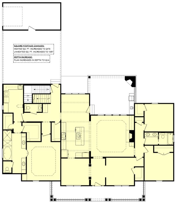 Home Plan - Country Floor Plan - Other Floor Plan #430-113