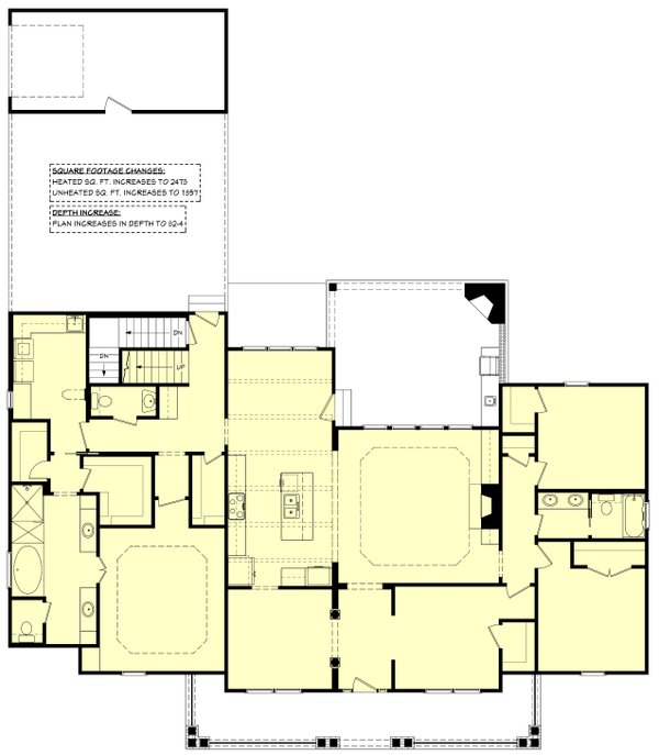 House Design - Country Floor Plan - Other Floor Plan #430-113