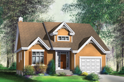 Traditional Style House Plan - 2 Beds 2 Baths 1367 Sq/Ft Plan #25-4118 