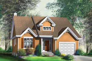 Traditional Exterior - Front Elevation Plan #25-4118