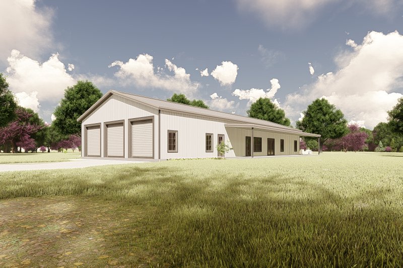 House Blueprint - Exterior - Other Elevation 7 for Barndominium House Plan #1107-47 - 4 bed, 3.5 bath