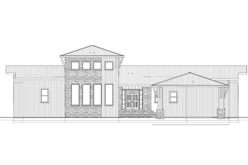 House Plan Design - Exterior - Front Elevation for Farmhouse House Plan #1109-17 - 2 bed, 2.5 bath