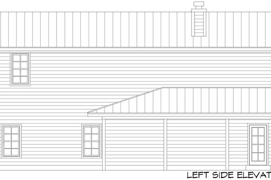 Exterior - Other Elevation for Barndominium House Plan #932-1040 - 3 bed, 2.5 bath