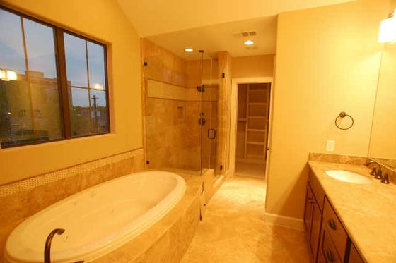 Interior - Master Bathroom for Mediterranean House Plan #449-19 - 3 bed, 3.5 bath