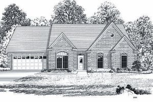 Traditional Exterior - Front Elevation Plan #424-93
