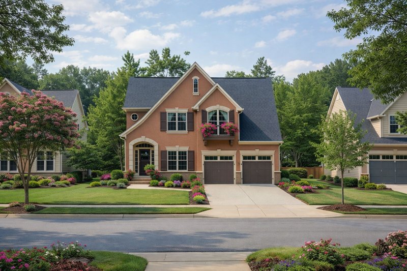 Home Plan - European Exterior - Front Elevation Plan #20-1231