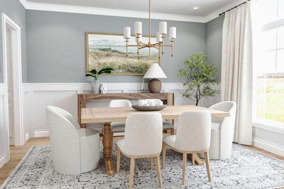 Interior - Dining Room for Farmhouse House Plan #119-459 - 4 bed, 4.5 bath