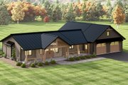 Barndominium Style House Plan - 3 Beds 2 Baths 1633 Sq/Ft Plan #1064-334 