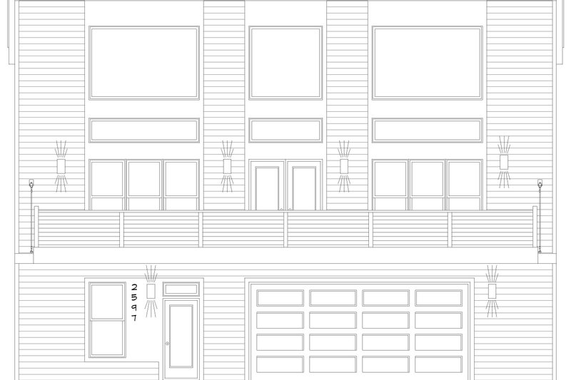 Architectural House Design - Exterior - Front Elevation 6 for Country House Plan #932-1299 - 3 bed, 2 bath
