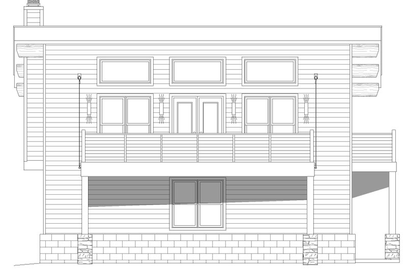 Home Plan - Exterior - Other Elevation for Modern House Plan #932-954 - 3 bed, 2.5 bath