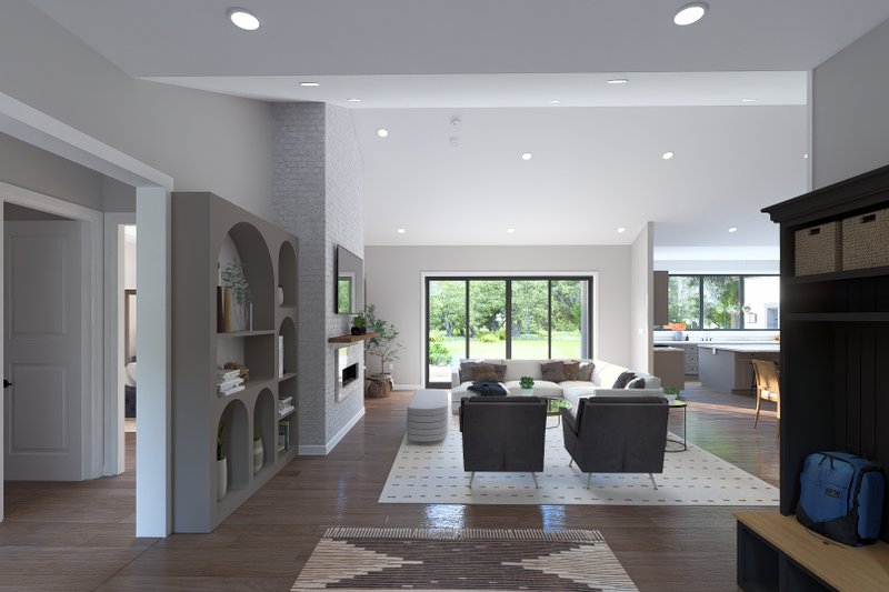 Dream House Plan - Interior - Entry for Farmhouse House Plan #1060-426 - 2 bed, 3.5 bath