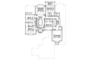 European Style House Plan - 6 Beds 5.5 Baths 5494 Sq/Ft Plan #411-855 