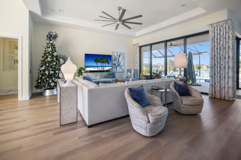 House Blueprint - Interior - Family Room 2 for Contemporary House Plan #930-533 - 3 bed, 3 bath