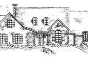 Cottage Exterior - Front Elevation Plan #410-140