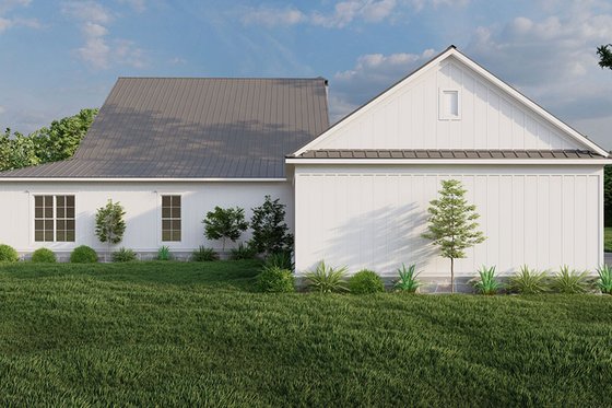 Exterior - Rear Elevation for Farmhouse House Plan #923-318 - 3 bed, 3 bath