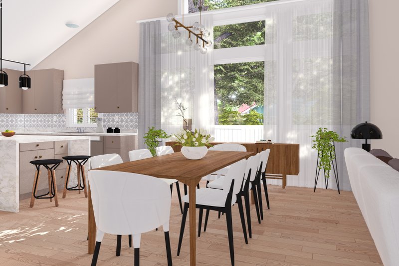 Architectural House Design - Interior - Dining Room for Traditional House Plan #1060-20 - 5 bed, 5 bath