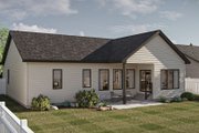 Farmhouse Style House Plan - 3 Beds 2 Baths 1613 Sq/Ft Plan #455-593 
