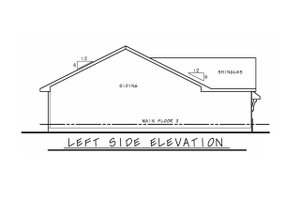 Exterior - Other Elevation for Farmhouse House Plan #20-2363 - 3 bed, 2 bath