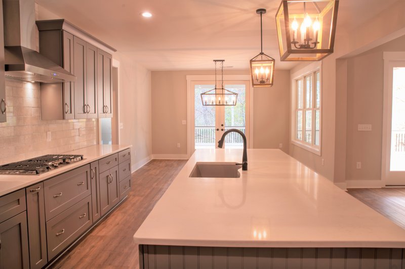 Architectural House Design - Farmhouse Plan 927-980 Kitchen Island