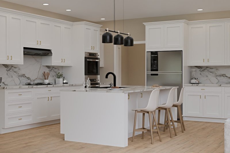 Dream House Plan - Interior - Kitchen for Craftsman House Plan #1089-53 - 3 bed, 2 bath