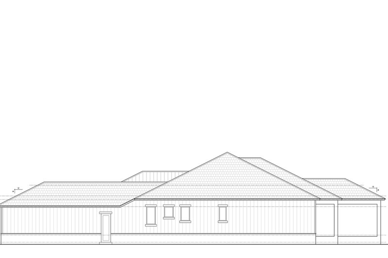 Architectural House Design - Exterior - Other Elevation 1 for Ranch House Plan #938-114 - 3 bed, 3 bath
